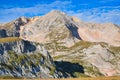 Scenic view of the Oshten Mount at the Lagonaki plateau Royalty Free Stock Photo